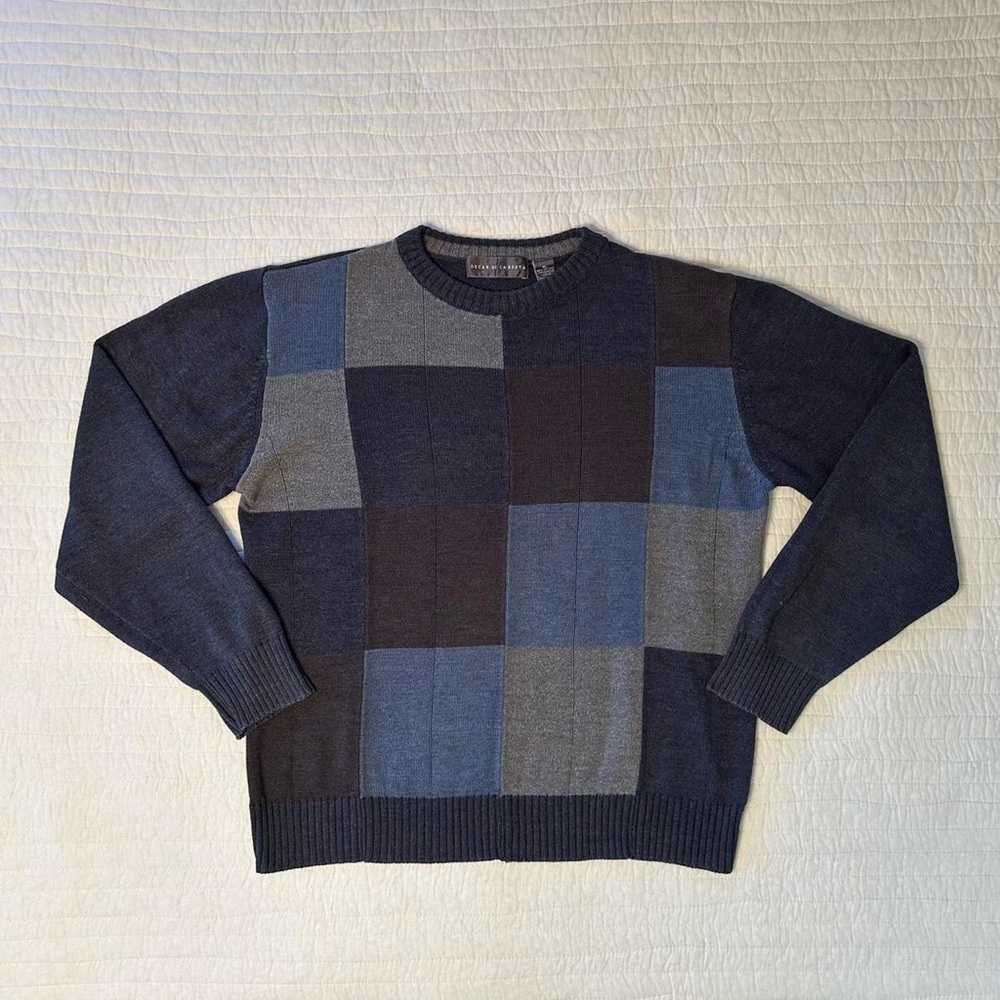 Oscar De La Renta Geometric Sweater
